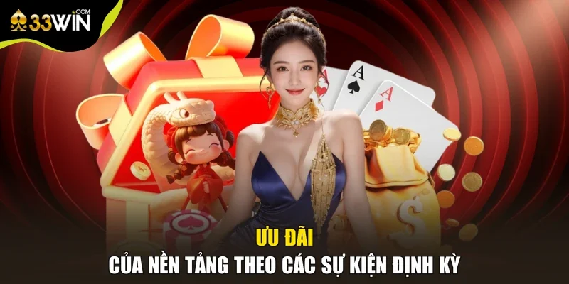Ưu đãi của nền tảng theo các sự kiện định kỳ